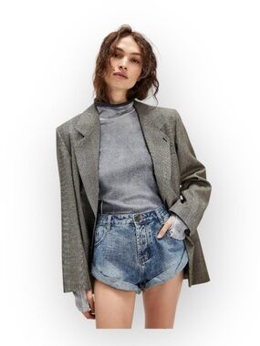 new One Teaspoon x FP ♫ Bandits Low Waist Denim Shorts ♫ Cobain 32 ♫ Free People